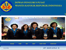 Tablet Screenshot of dpp-wanitakatolik-ri.com